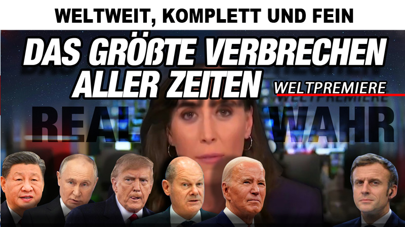 Das größte Verbrechen aller Zeiten - Weltpremiere - 1. Mal in einem Video