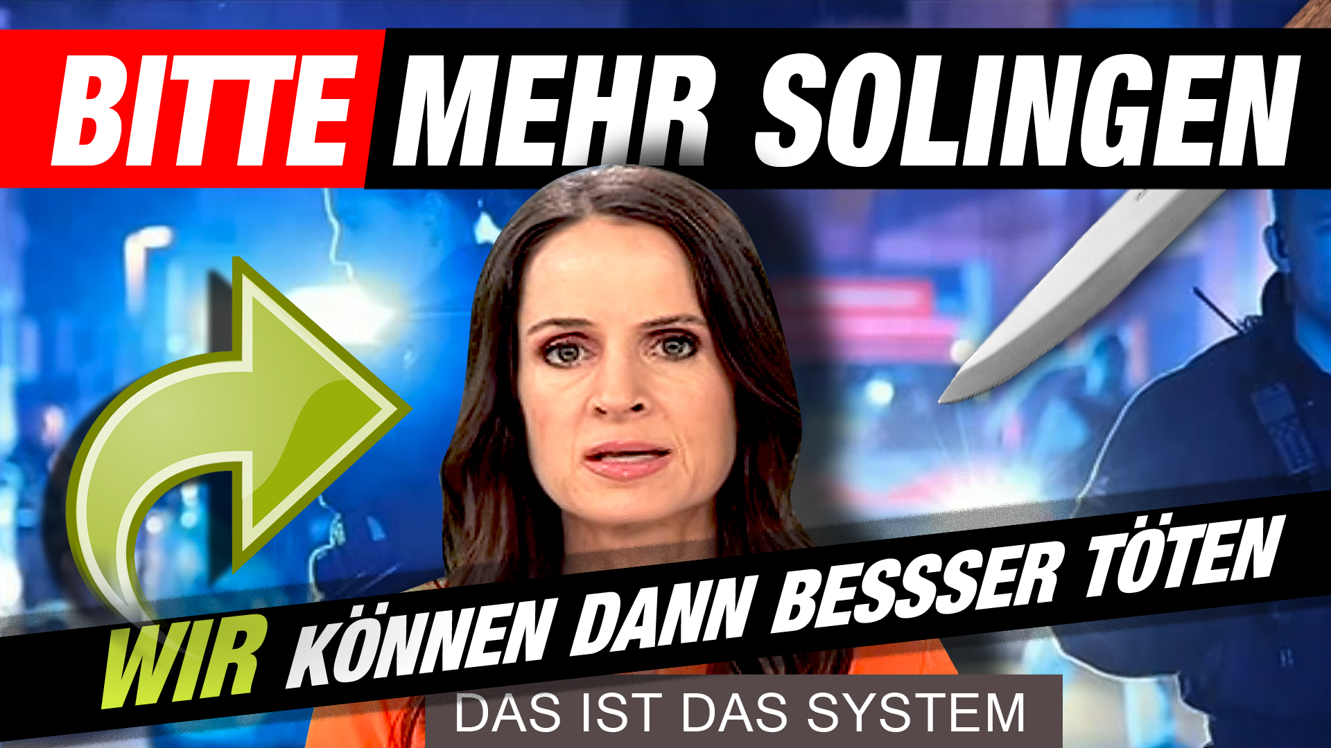 Cover - Bitte mehr Solingen. Wir können dann besser töten - Pilotvideo sehen.