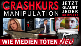 Video - Crahskurs Medienmanipulation - Das komplette Manipulationsprogramm der Medien - So töten sie über das TV