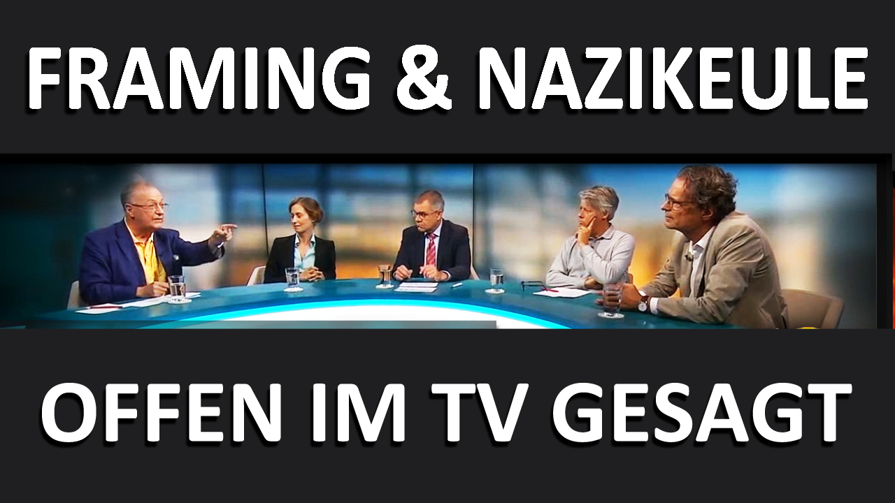 Video Cover - Medien-Kritik - Öffentlich im TV - Die Nazikeule // Spalten statt einen
